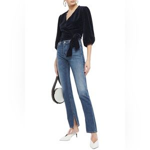 Ganni Hawley Wrap Blouse